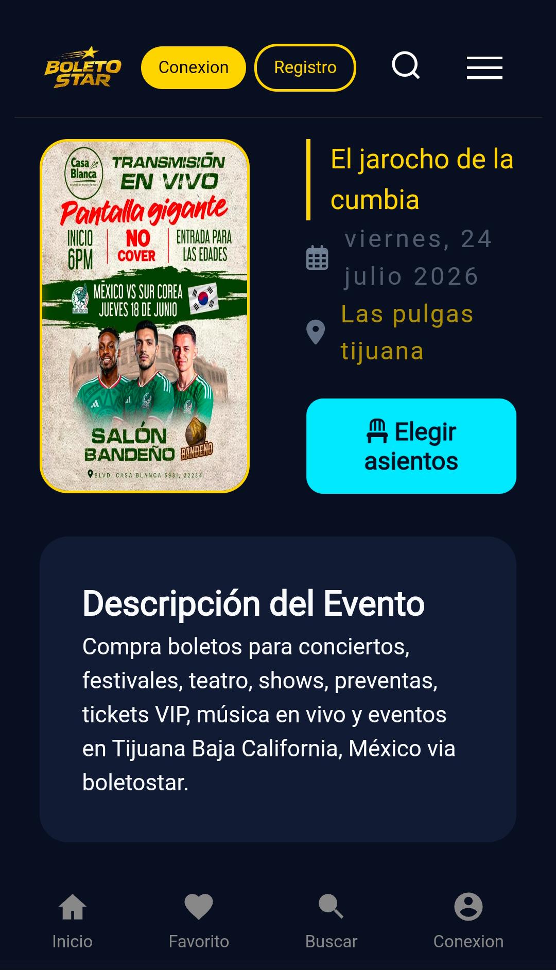 Screenshot of Boletostar App